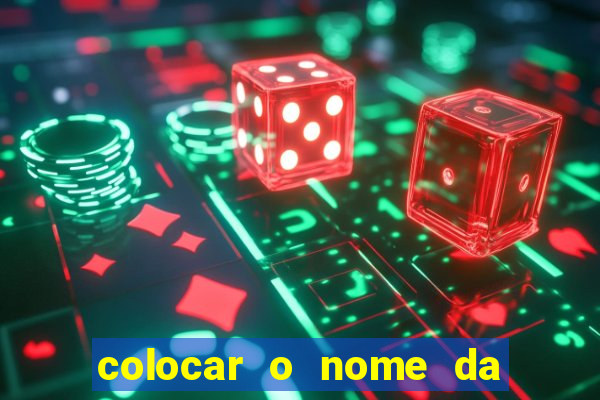 colocar o nome da pessoa no congelador